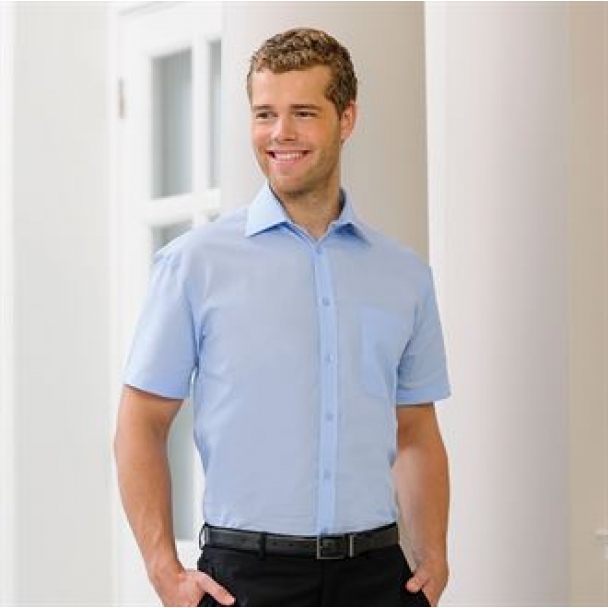 Short sleeve Tencel corporate shirt