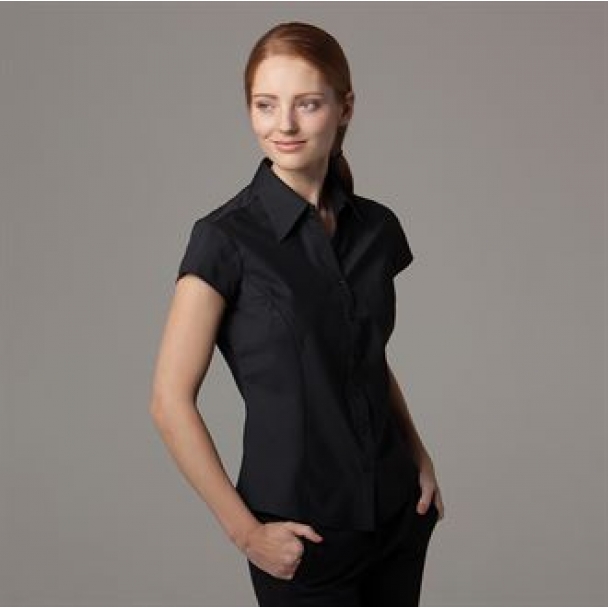 Women's bar blouse cap sleeved