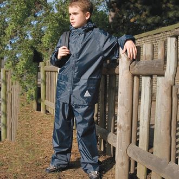 Junior waterproof jacket and trouser set
