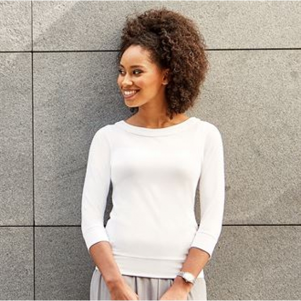 Women's ¾ sleeve stretch top