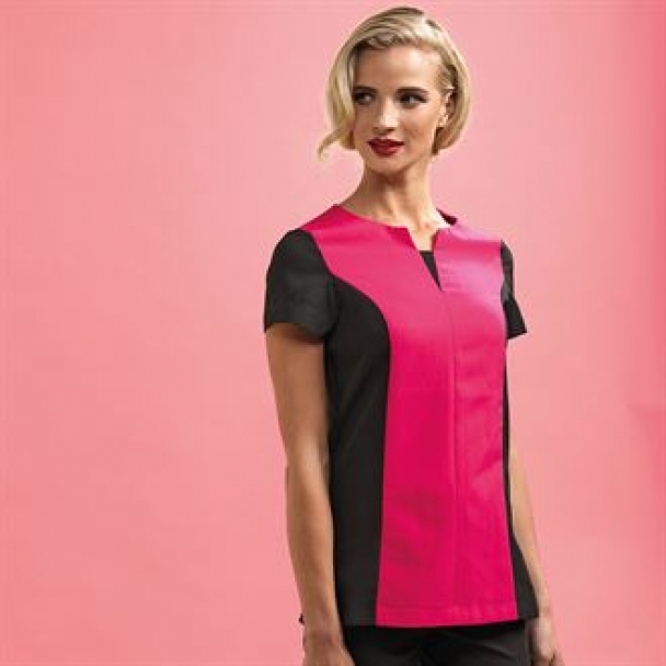 Peony beauty and spa panelled tunic