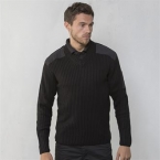 Security style v-neck sweater