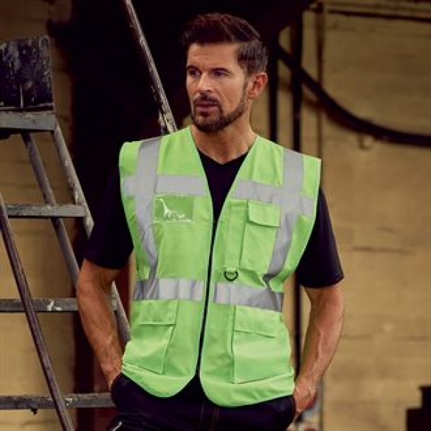 Multi-functional executive hi-vis waistcoat (HVW801)