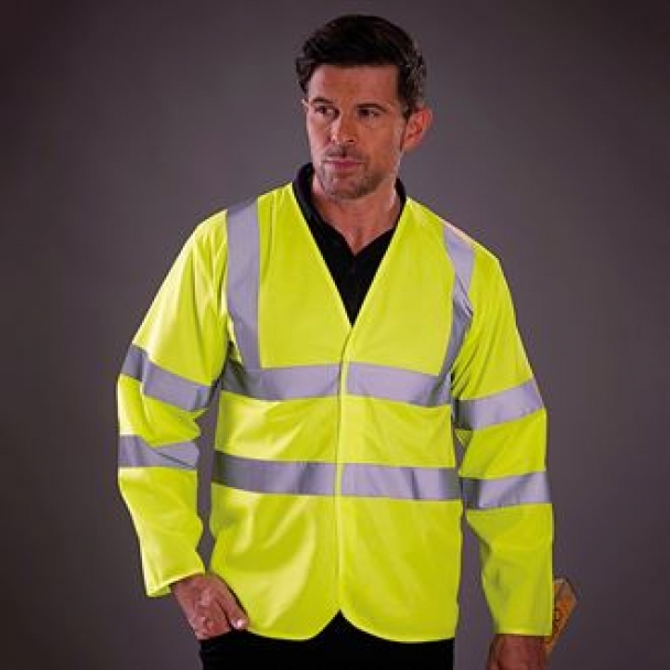 Hi-vis long sleeve waistcoat (HVJ200)