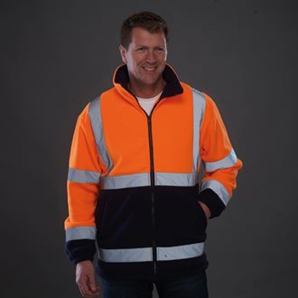 Hi-vis heavyweight fleece jacket (HVK08)