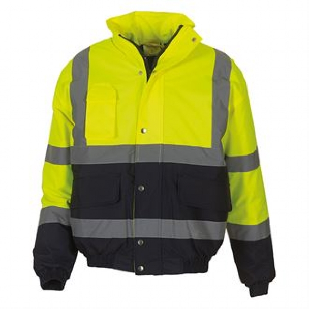 Hi-vis two-tone bomber jacket (HVP218)