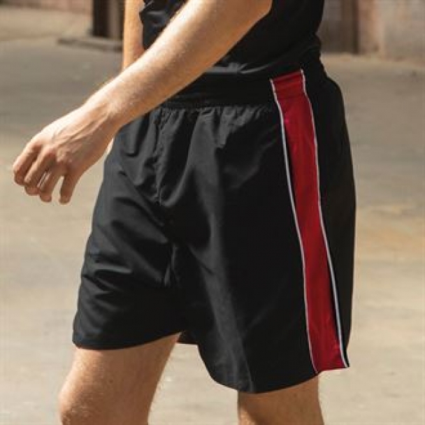 Lined performance sports shorts