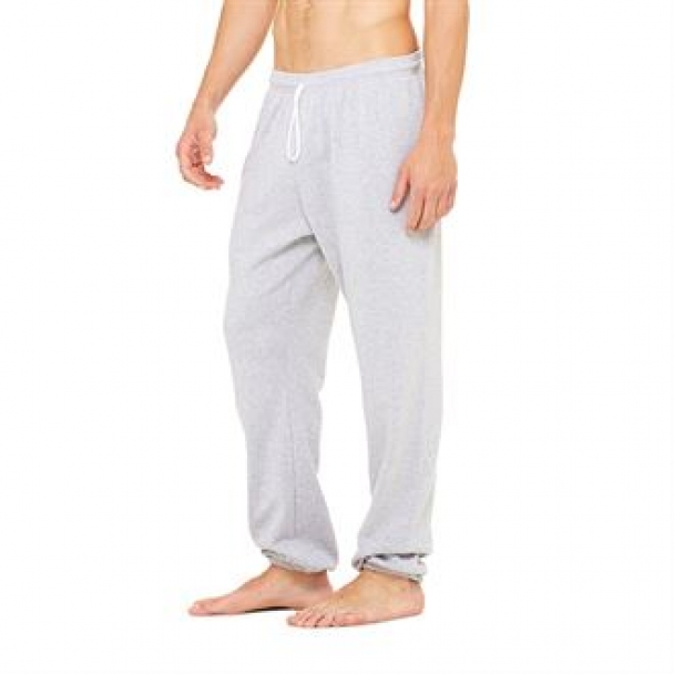 Unisex polycotton fleece long scrunch pant