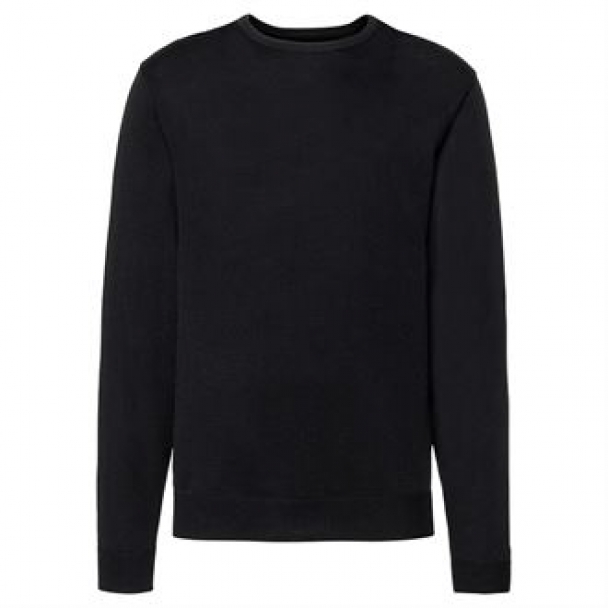 Crew neck knitted pullover