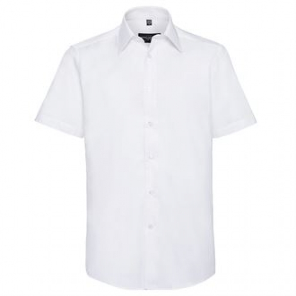 Short sleeved easycare tailored Oxford shirt