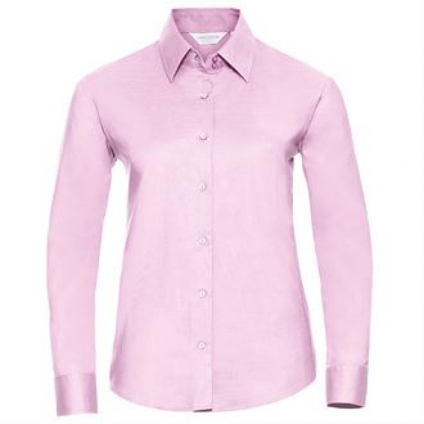 Women's long sleeve easycare Oxford shirt