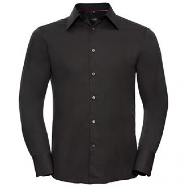 Long sleeve Tencel® fitted shirt