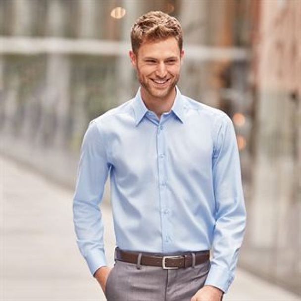 Long sleeve tailored ultimate non-iron shirt