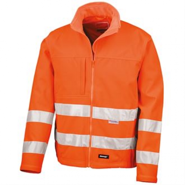 High-viz softshell jacket