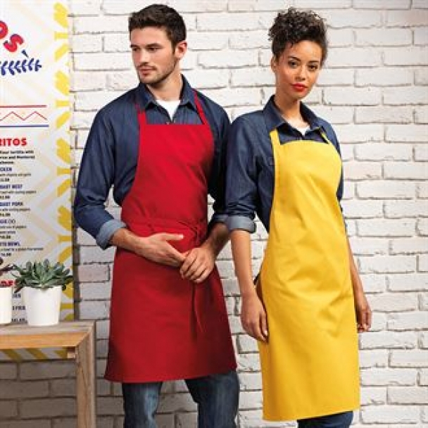 Colours bib apron