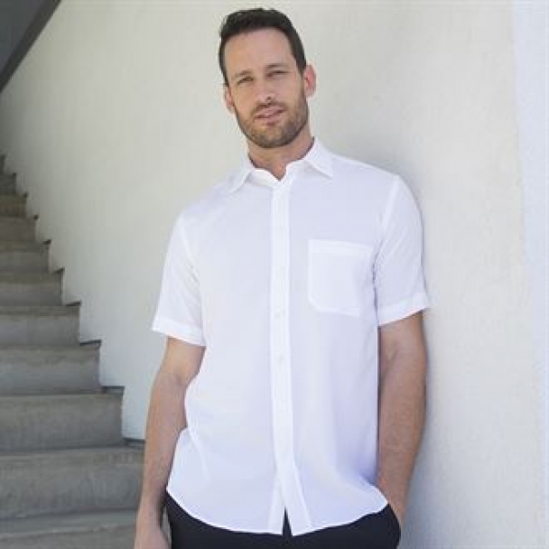 Wicking antibacterial short sleeve shirt