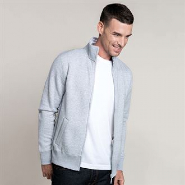 Full-zip fleece jacket
