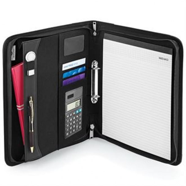 Burbank™ deluxe zipper portfolio