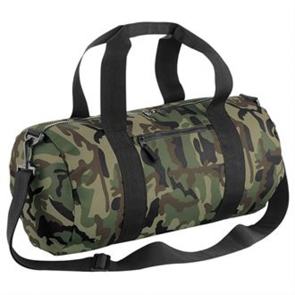 Camo barrel bag