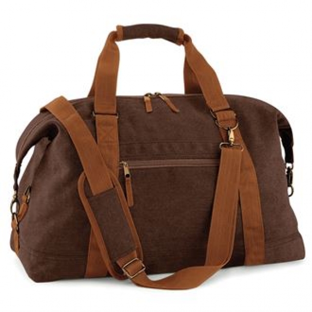 Vintage canvas weekender
