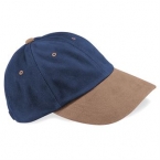 Low-profile heavy brushed cotton cap