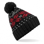 Fair Isle snowstar beanie