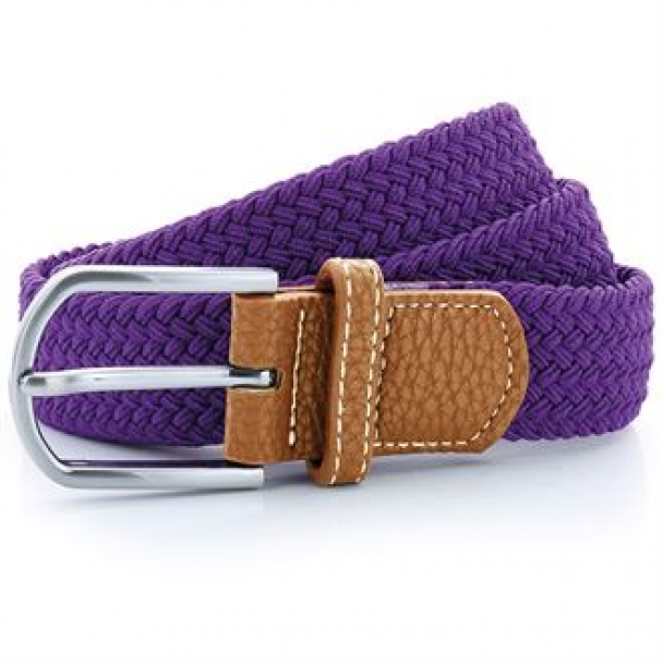 Braid stretch belt